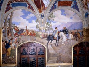 Victor Emanuel II Meeting Giuseppe Garibaldi at Teano Victor Emanuel II Meeting Giuseppe Garibaldi at Teano
