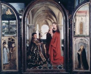 Madonna and Child with a Donor by Jan Van Eyck