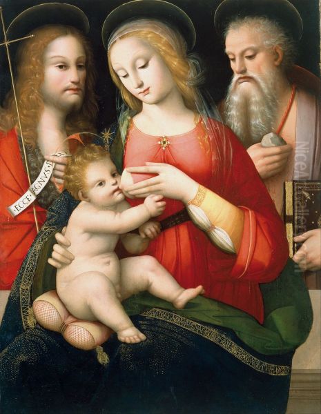 Madonna with Child and Saints John the Baptist and Girolamo - view 1