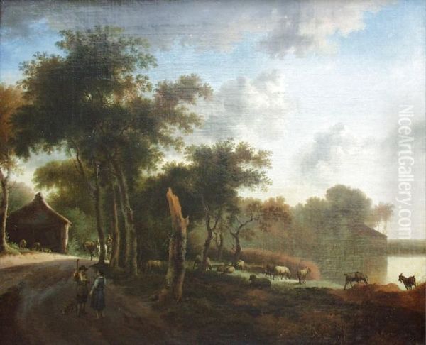 Landschap met herders - view 1