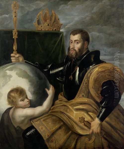 Allegorie auf Kaiser Karl V. als Weltenherrscher - view 1