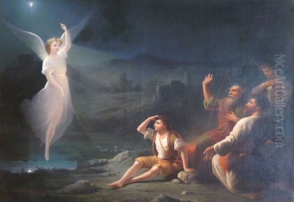 The Angel Appearing before the Shepherds - view 1
