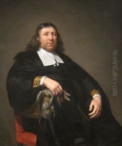 Portrait of Dammas Guldewagen by Jan De Bray