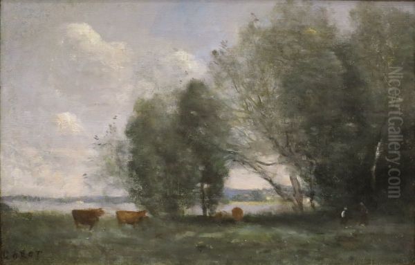 Grazing at the Water's Edge - view 1