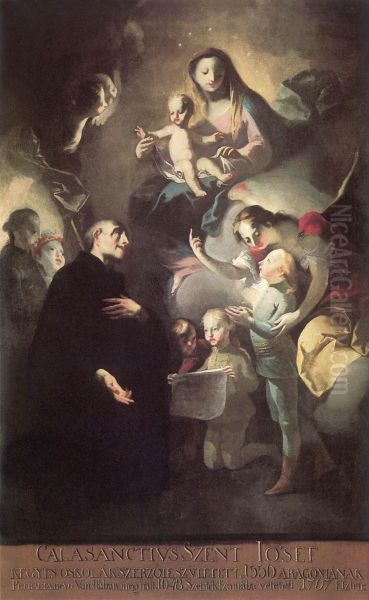 Saint Joseph Calasantius before the Virgin - view 1