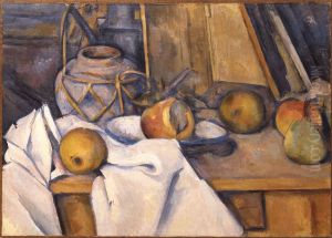 Fruit and Ginger Jar by Paul Cezanne