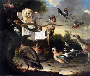 The Concert of Birds by Melchior D'Hondecoeter