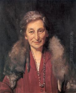 Mrs Annie Murdoch by George W. Lambert