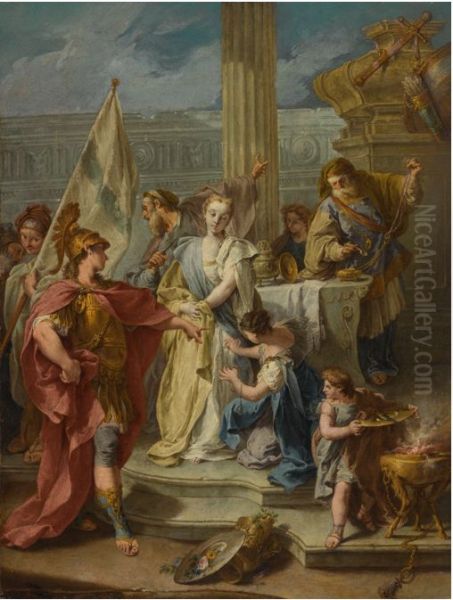 THE SACRIFICE OF POLYXENA - view 1
