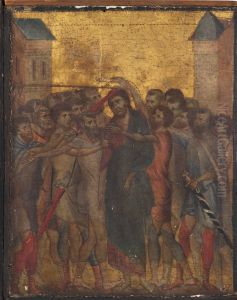 The Mocking of Christ by (Cenni Di Peppi) Cimabue