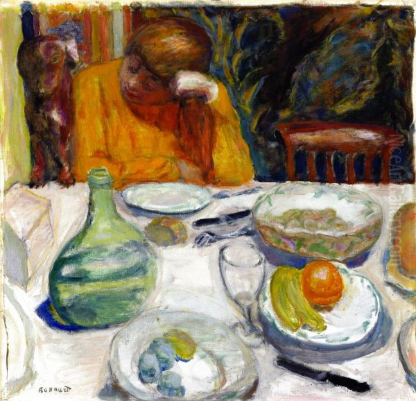 The Provencal Carafe, Marthe Bonnard and Her Dog Ubu - view 1