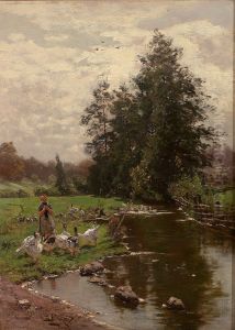Am Bach by Otto Strutzel