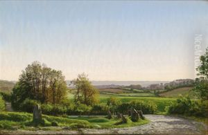 Landscape near Aabenraa, Denmark. by P. C. Skovgaard