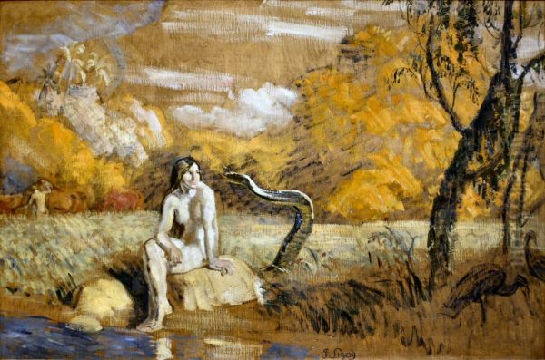 Eveand the Serpent - view 1