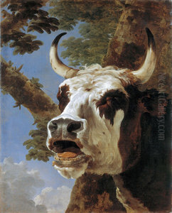 Head of a mooing ox Head of a mooing ox