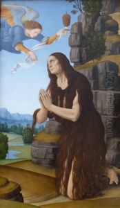 Die heilige Maria Agyptiaca by Lorenzo Di Credi