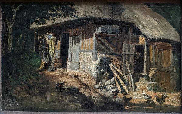 Normandy thatched cottage, Old Trouville - view 1