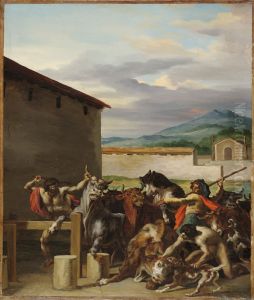 Le Marche aux Boeufs by Theodore Gericault