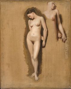 Study for "Roger Freeing Angelica" by Jean Auguste Dominique Ingres