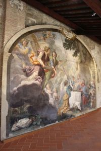 Christ nourished by Angels