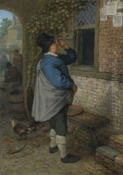 A Man reading the News (Sight) - view 1