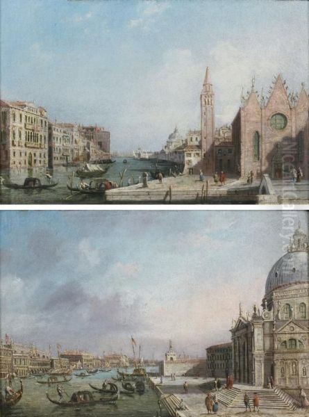 Vue De L'eglise Santa Maria Delle Carita Au Bord Du Grandcanal - view 1