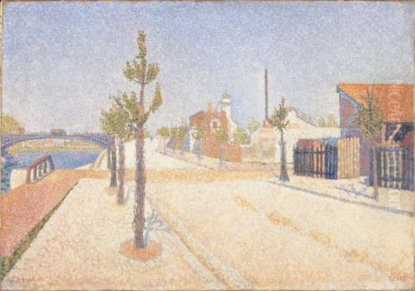 Quay at Clichy, Sun - view 1