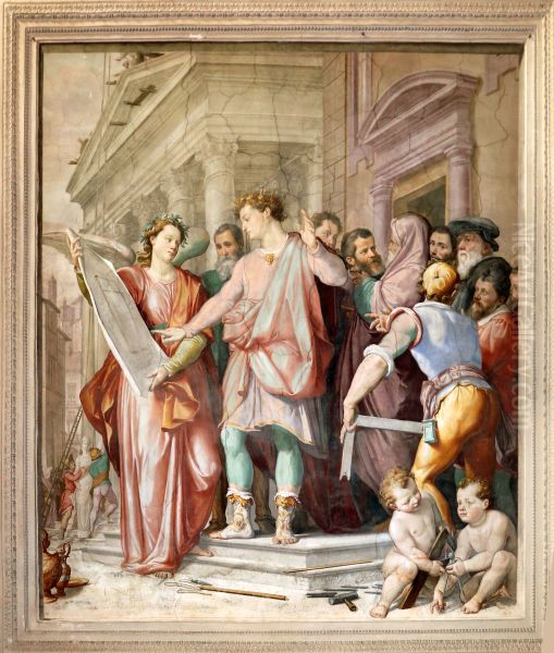 Building of the Temple of Salomon - view 1