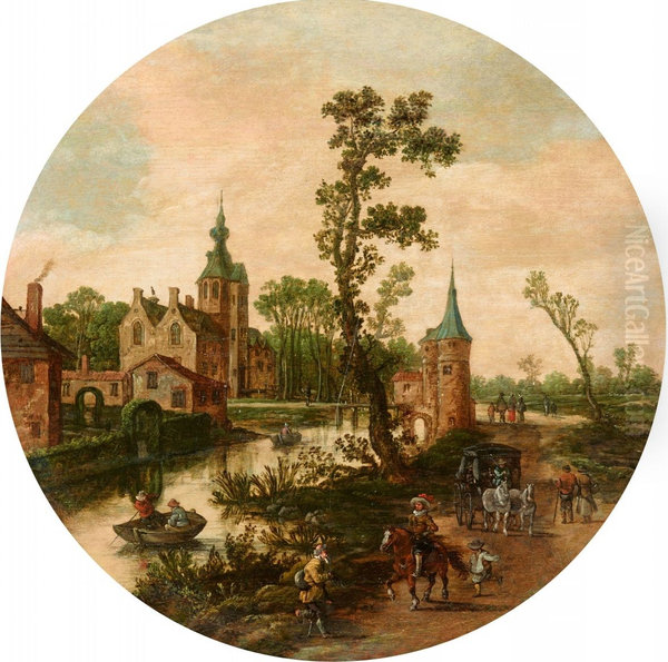 View of a Castle with Tower - view 1
