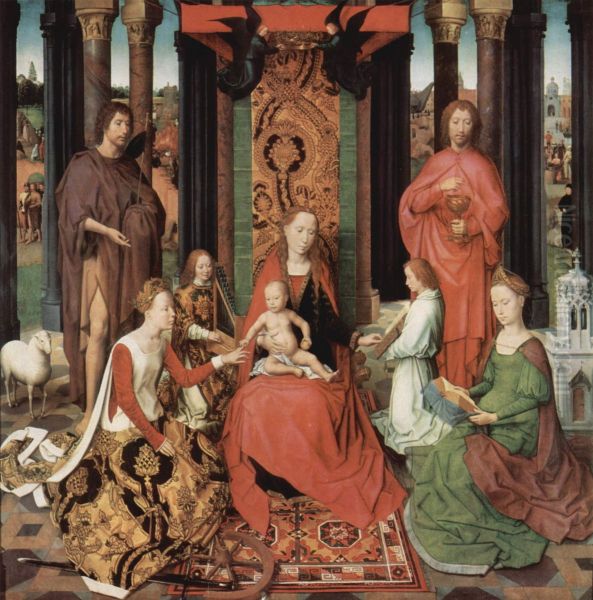 Sacra Conversazione with Saints John the Baptist, John the Evangelist, Catherine of Alexandria, and Barbara - view 1