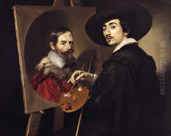 Self-Portrait with an Easel - view 1