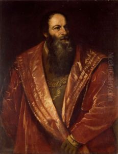 Portrait of Pietro Aretino by Titian