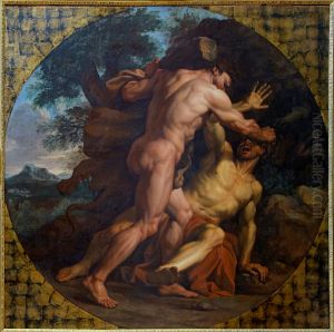 HerculesFighting Achelous by Noel Coypel