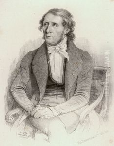 Johan Christian Clausen Dahl by Emil Baerentzen