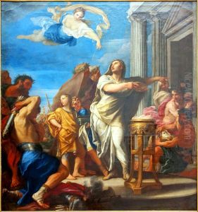 The Emperor Augustus Closes the Doors of the Temple of Janus