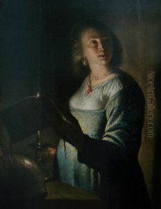 Jeune fille a la chandelle
