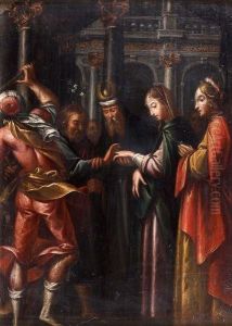 Le Mariage De La Vierge by (Jacopo Chimenti) Empoli