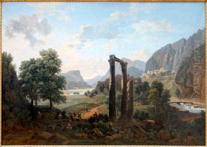 Paysage by Jean-Victor Bertin