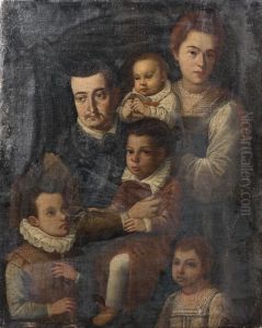 Portrait De Famille by (Jacopo Chimenti) Empoli