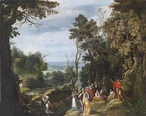 The Sermon Of St. John The Baptist by (Jacopo Chimenti) Empoli