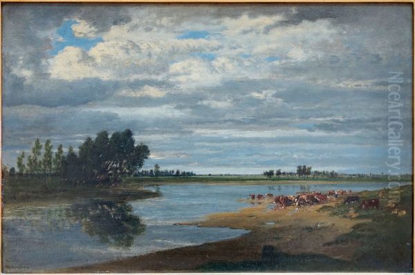 La Seine a Villeneuve-Saint-Georges - view 1