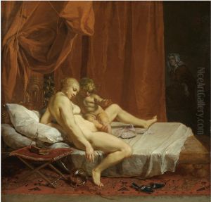 Venus and Amor by Nikolaus Knupfer