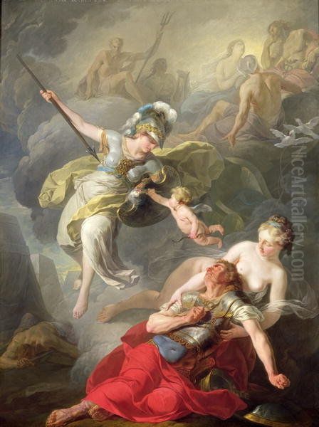 Battle Between Minerva and Mars - view 1