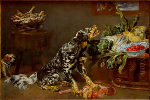 Chien dans une cuisine - view 1