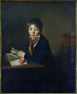 Portrait of Julien Boilly as a child by Louis-Leopold Boilly