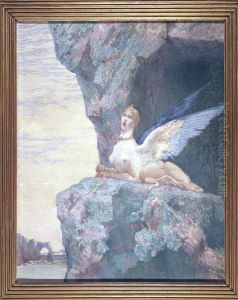 The Despair of the Sphinx by Alexandre Seon