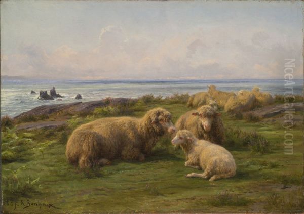 Sheep by the Sea - view 1