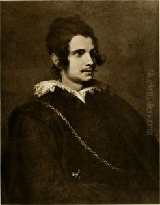 Portrait of a Man with a Sword and Gold Chain by Sir Anthony Van Dyck