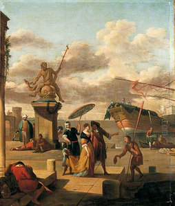 Italian Port Scene Italian Port Scene