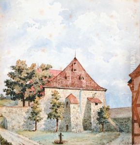 Rest av tarn pa Akershus festning by Peter Andreas Blix